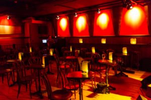 The intimate seating area of Stage 3 at the Rockwood Music Hall